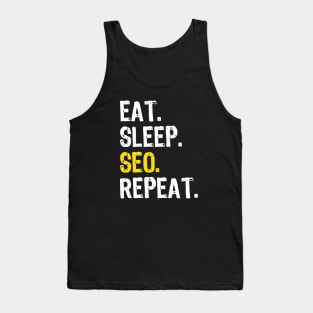 Eat Sleep SEO Repeat Tank Top